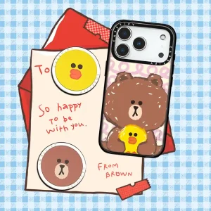 LINE FRIENDS | 熊大莎莉聯名系列 適用iPhone 17 - 12系列