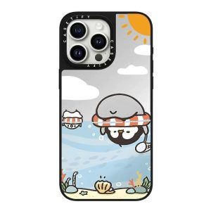 【潛水企鵝】 黑框鏡面