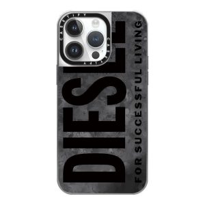 【DIESEL黑色】 銀框銀鏡